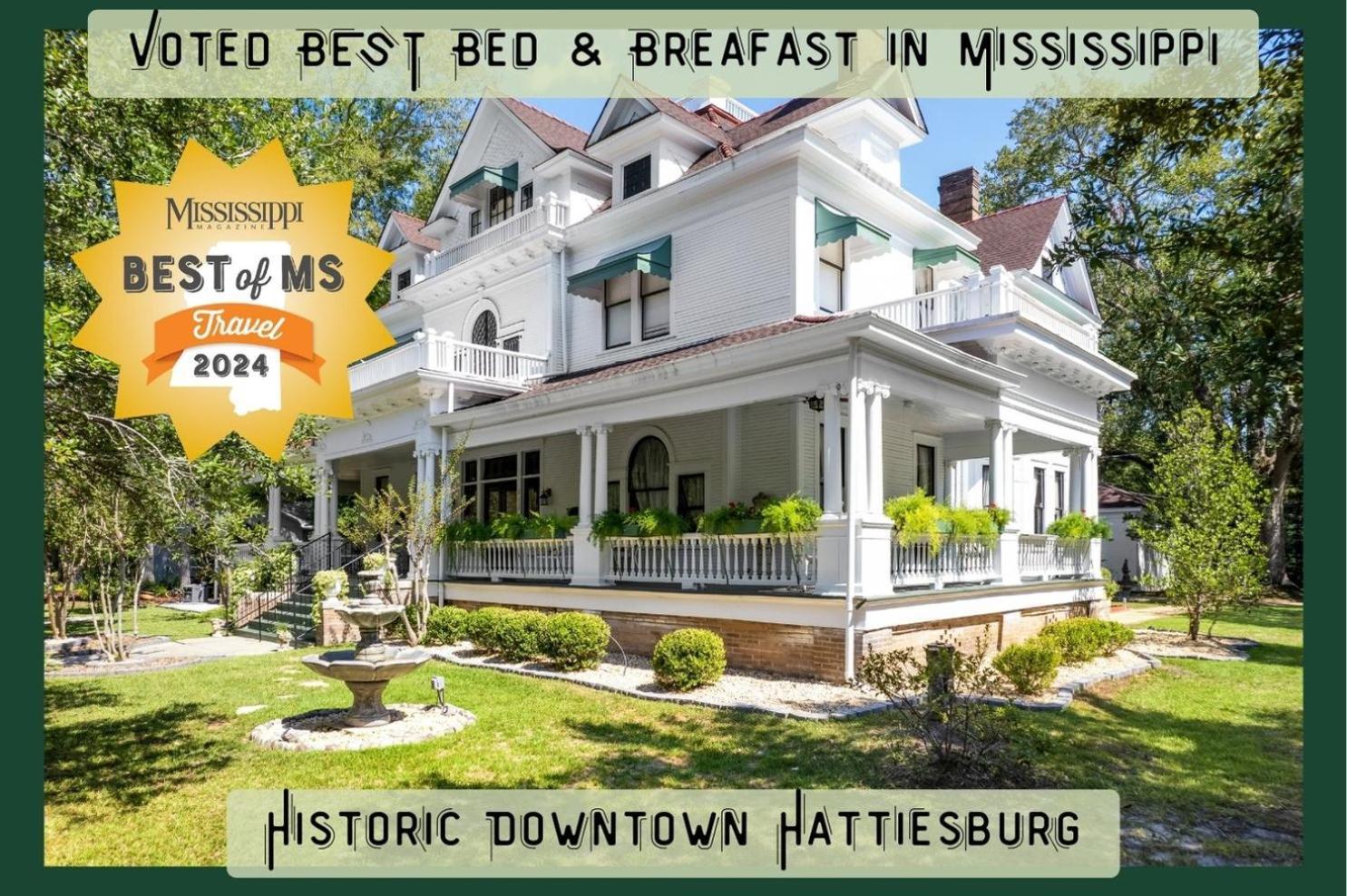 Ross Mansion Bed & Breakfast Hattiesburg Eksteriør bilde